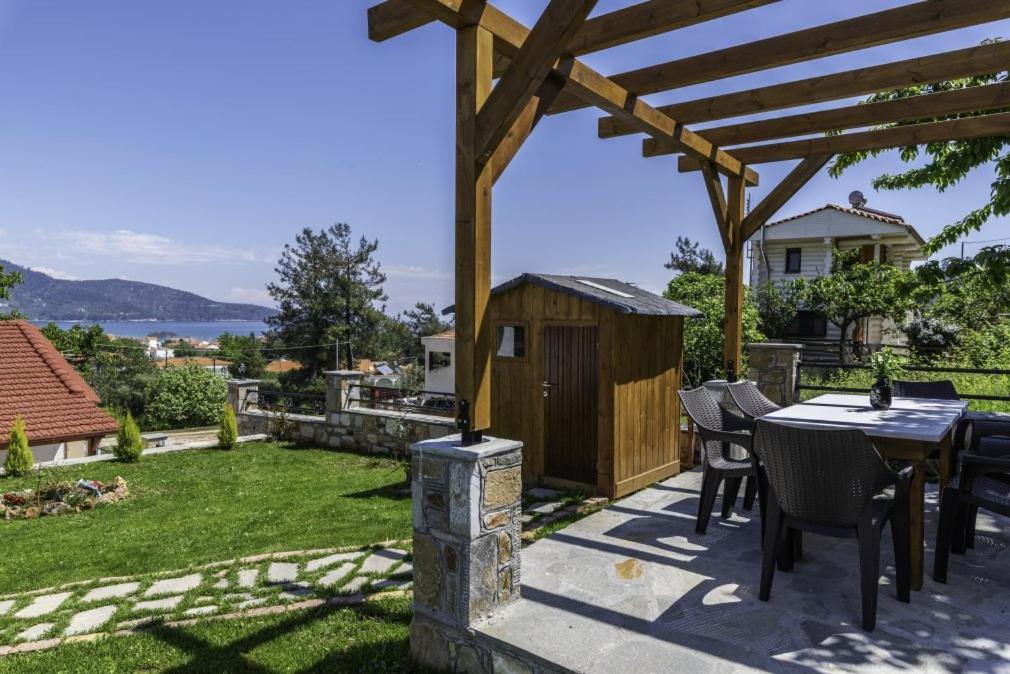 Annas Villa Skala Potamia  Exteriör bild